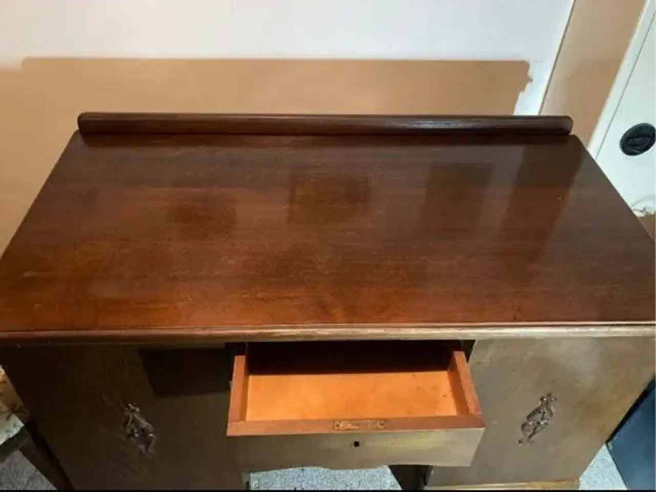 Billede 1 - Antik skrivebord, 90 år gammel