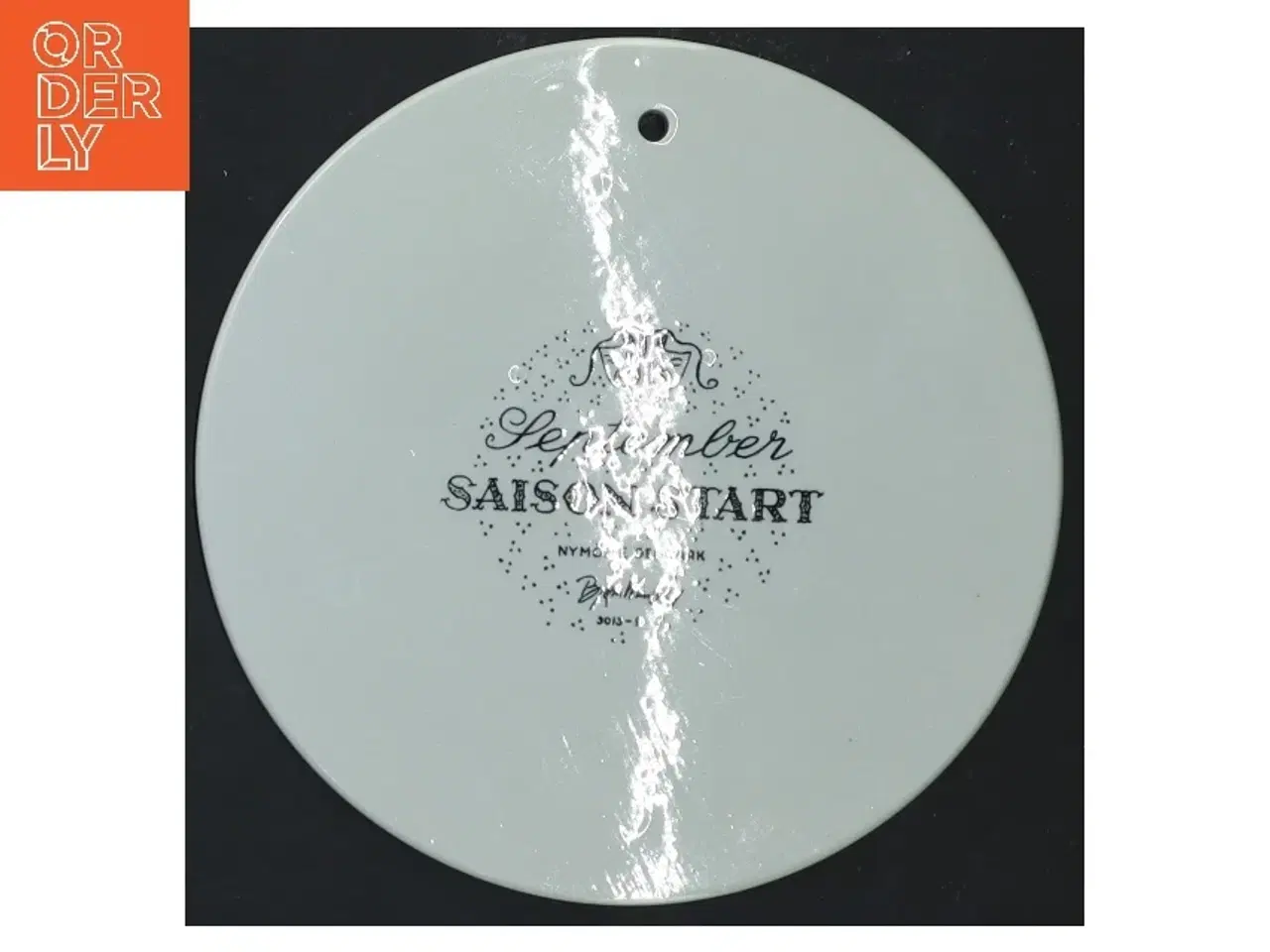 Billede 3 - Dekorativ keramikvægskive fra Bjørn Wiinblad (str. 15 cm)