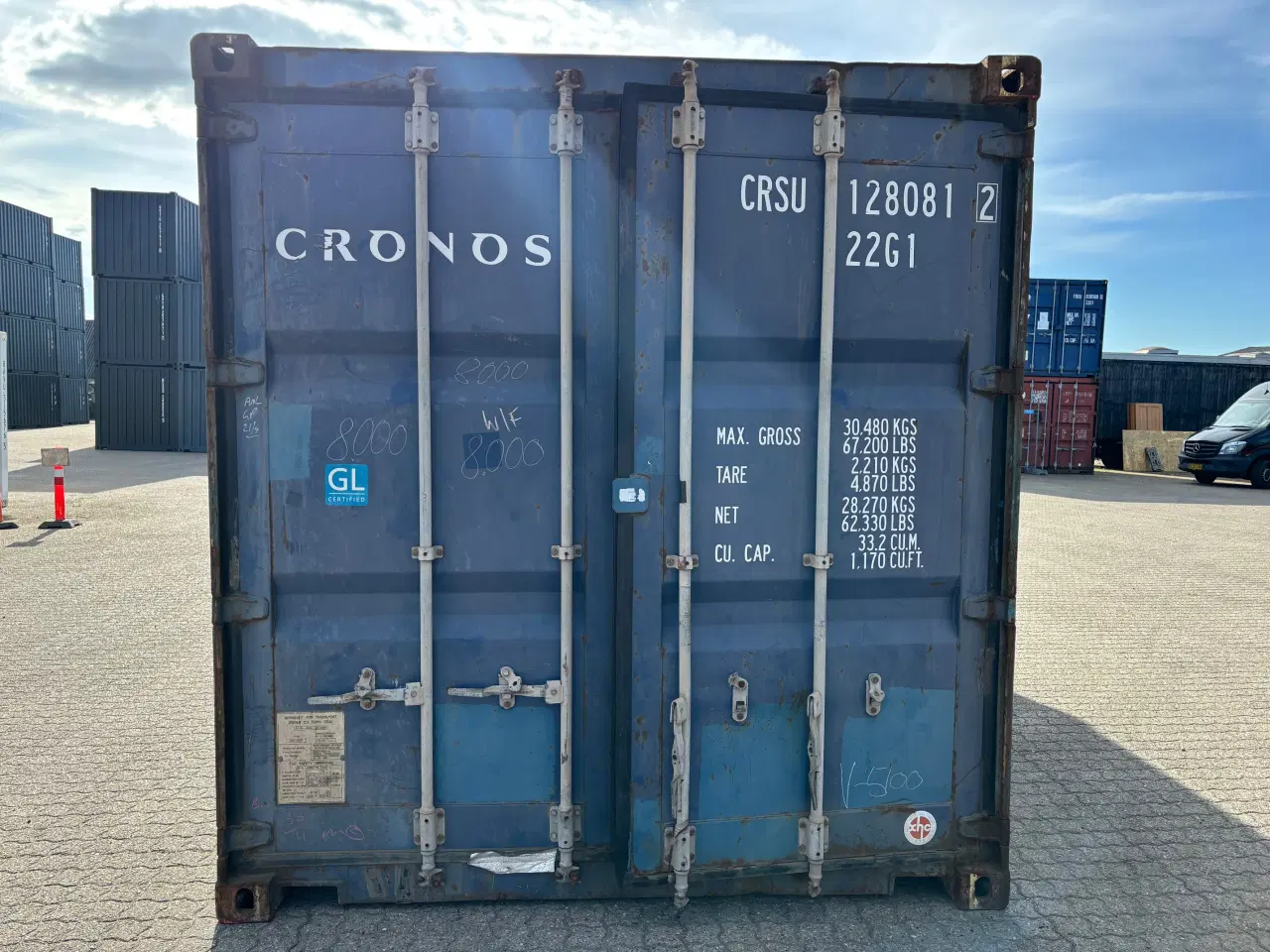 Billede 1 - 20 fods Container- ID: CRSU 128081-2