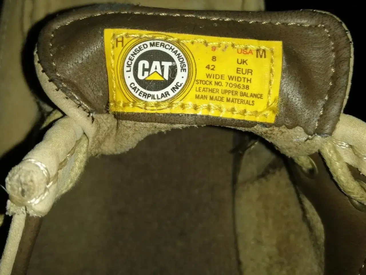 Billede 5 - CAT CATERPILLAR MOCCASINER, HÅNDLAVEDE, 42