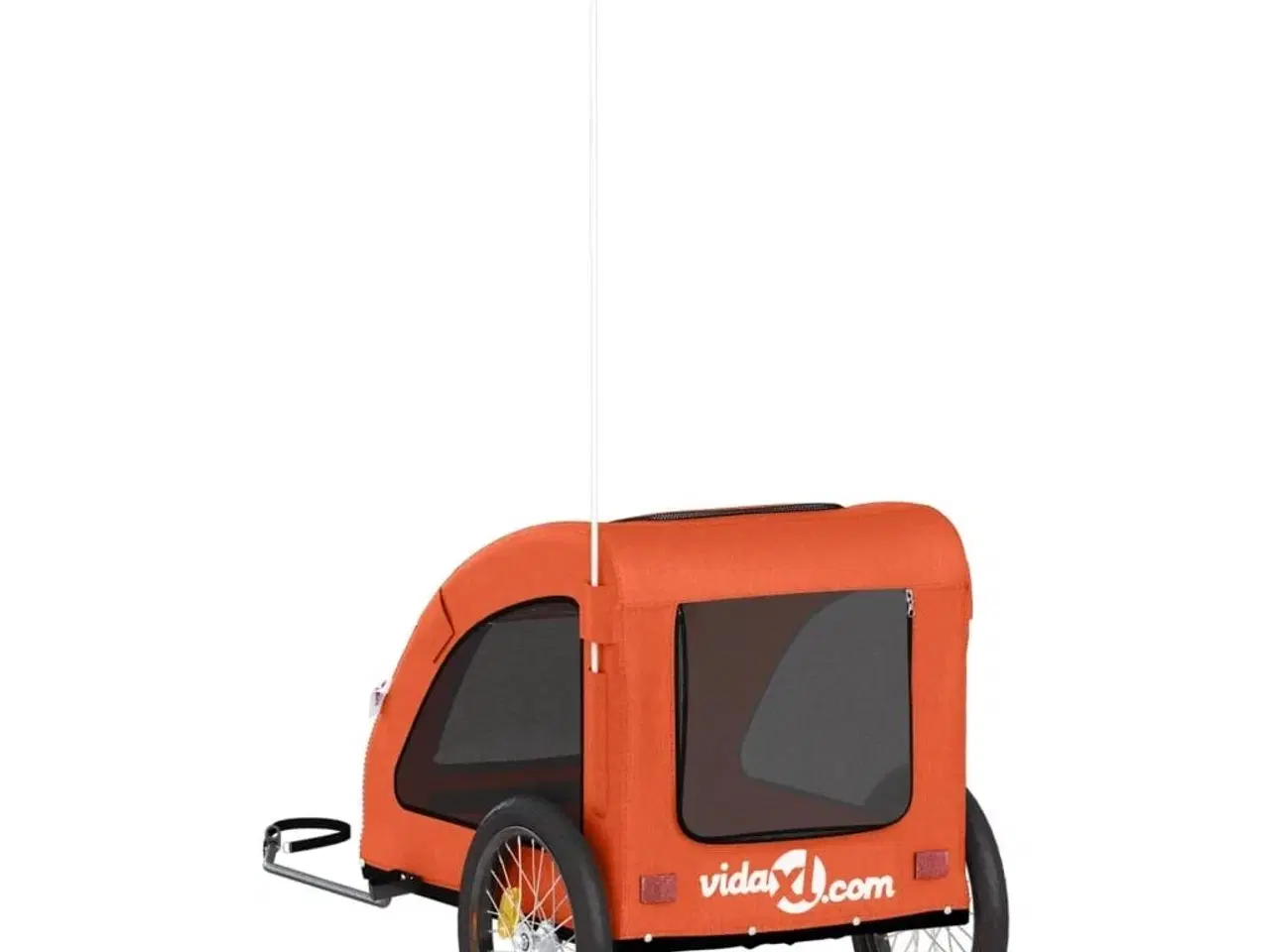 Billede 8 - Cykeltrailer til kæledyr oxfordstof og jern orange