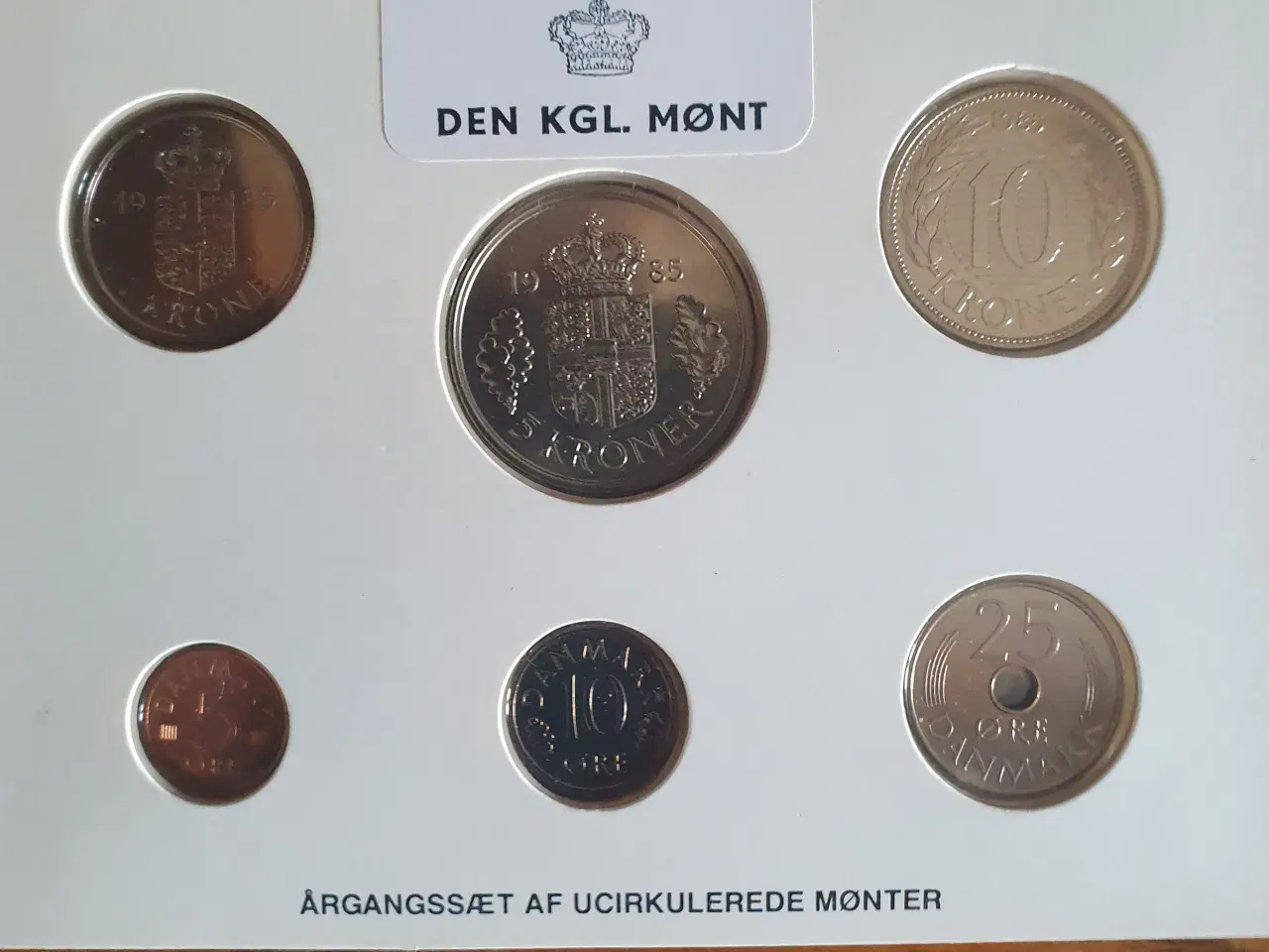 Billede 1 - kgl.møntsæt