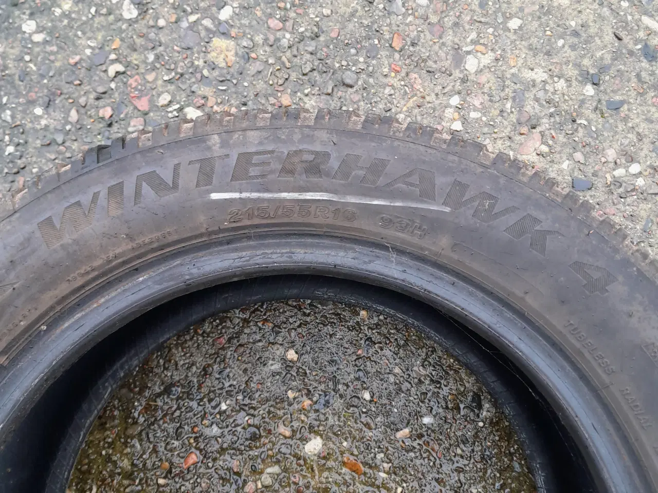 Billede 4 - 215/55 R 16" 93 Firestone Winter rest mønster 5 mm