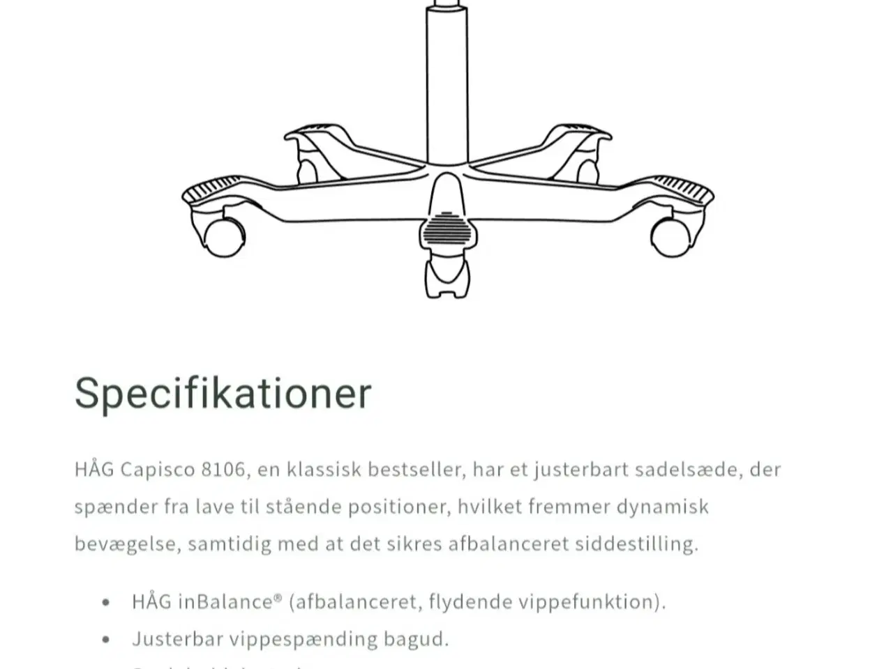 Billede 7 - Häg Caprisco kontorstol 