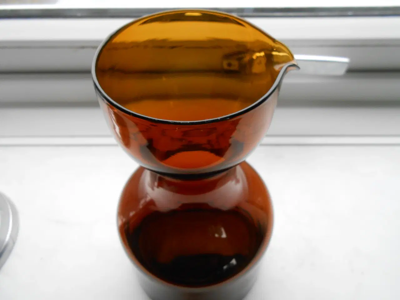 Billede 4 - Ravfarvet flot vandekande 1 liter fra 1960erne