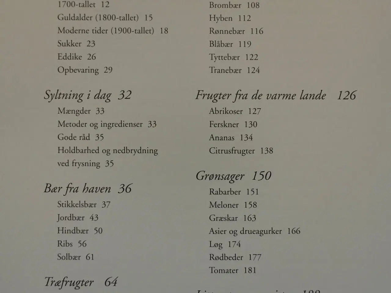 Billede 2 - bær og frugter en bog om syltning og historie, af 