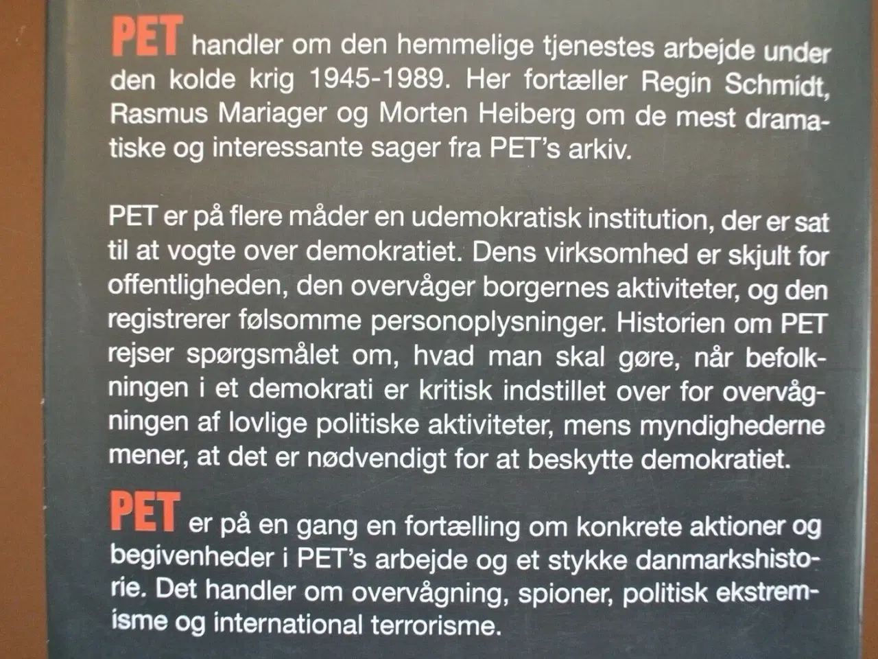 Billede 4 - pet - historien om politiets efterretningstjeneste