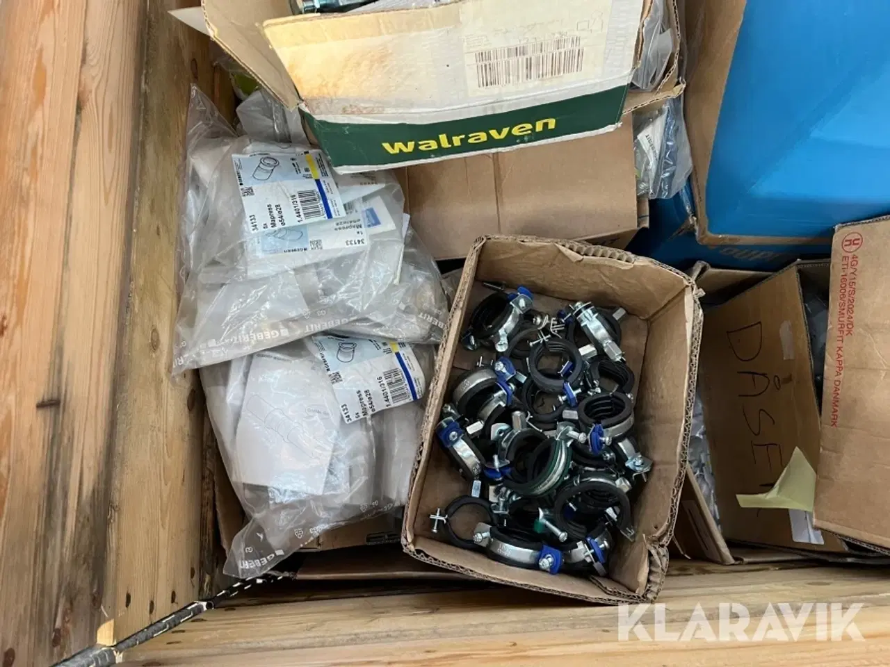 Billede 6 - Lot - mapress fittings, rørbærere og øvrigt