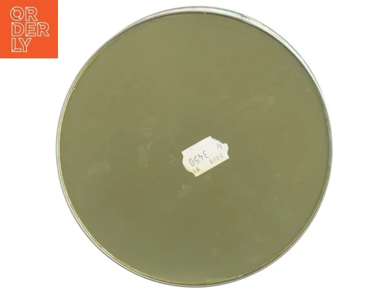 Billede 2 - Rund vintage metal dåse med blomstermotiv (str. Ø 18 cm)