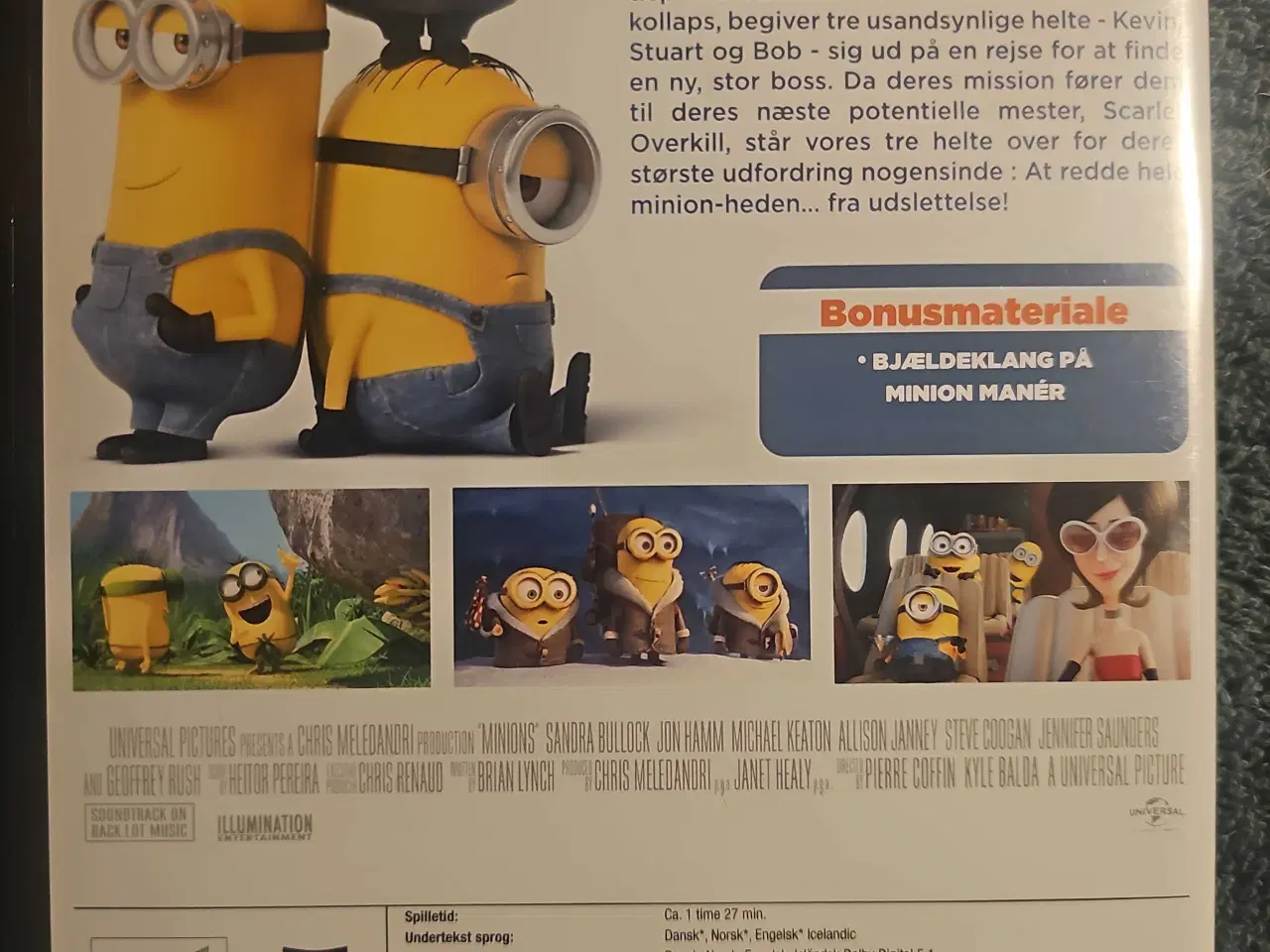 Billede 2 - Minions Tilbage Til Begyndelsen DVD