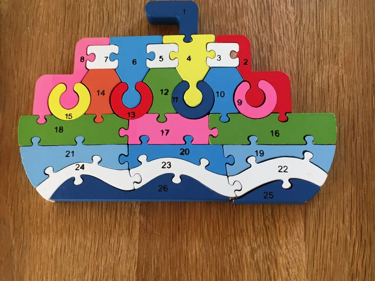 Billede 3 - Puslespil i træ: