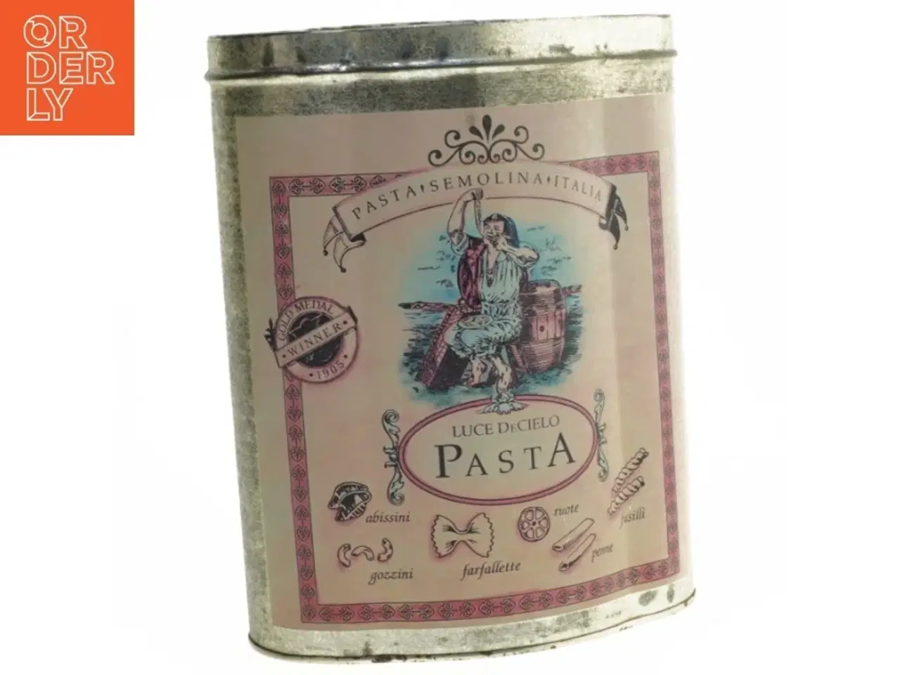 Billede 1 - Vintage pasta opbevaringsdåse (str. 20 cm)