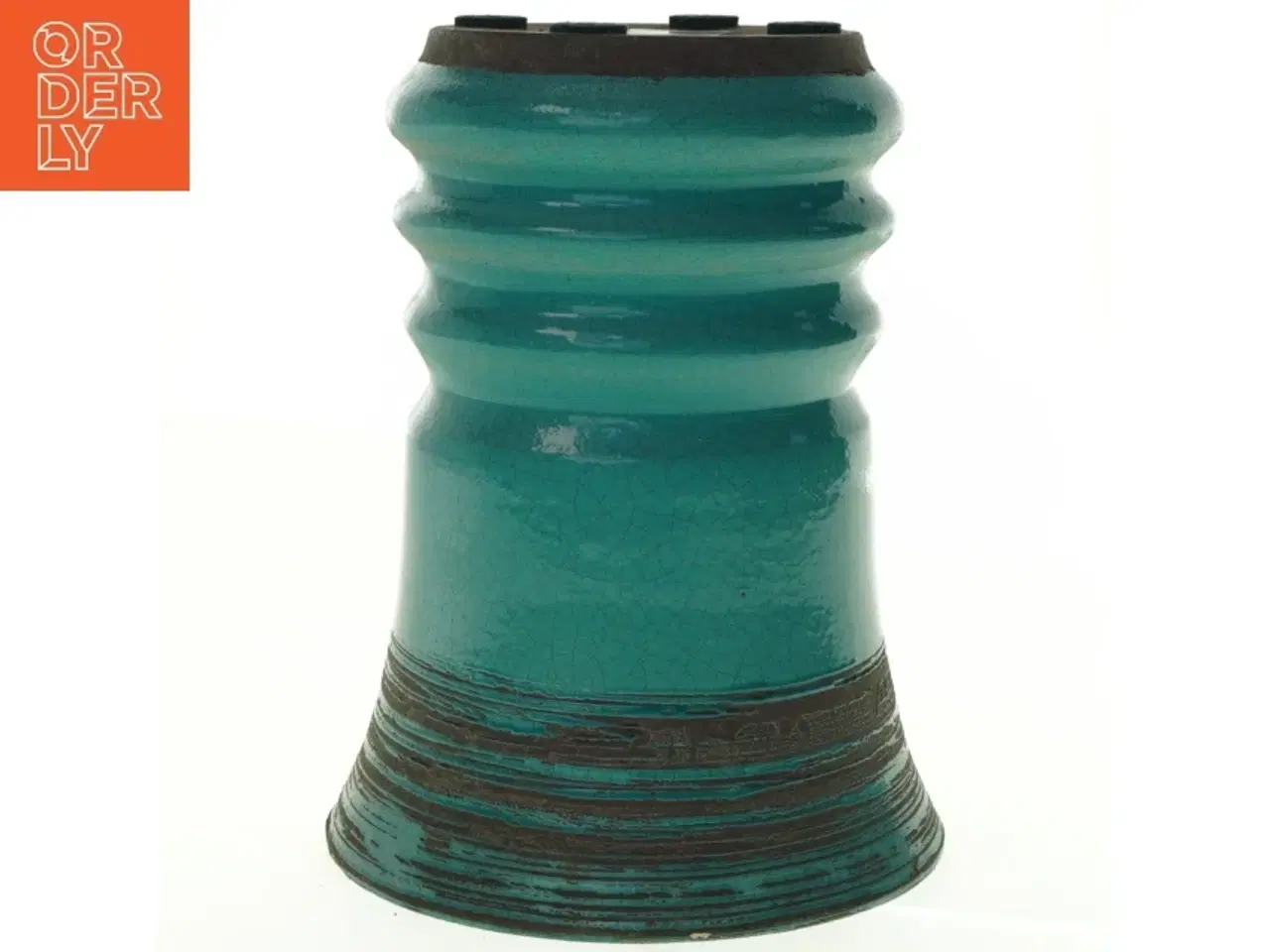 Billede 3 - Turkis keramik vase (str. Diameter, 17 cm h cm)