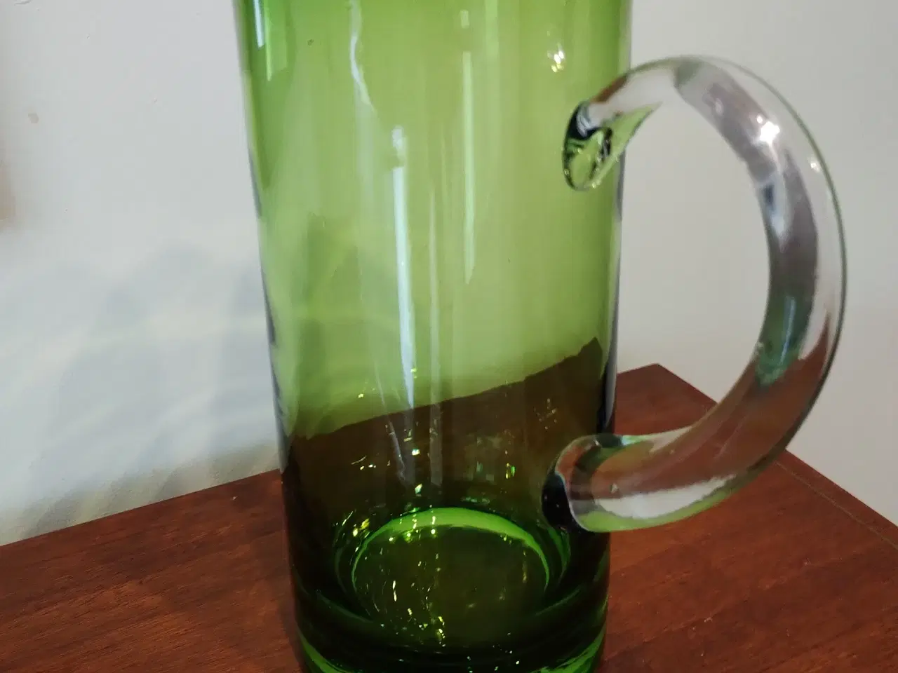 Billede 3 - Flot robust grøn glaskande