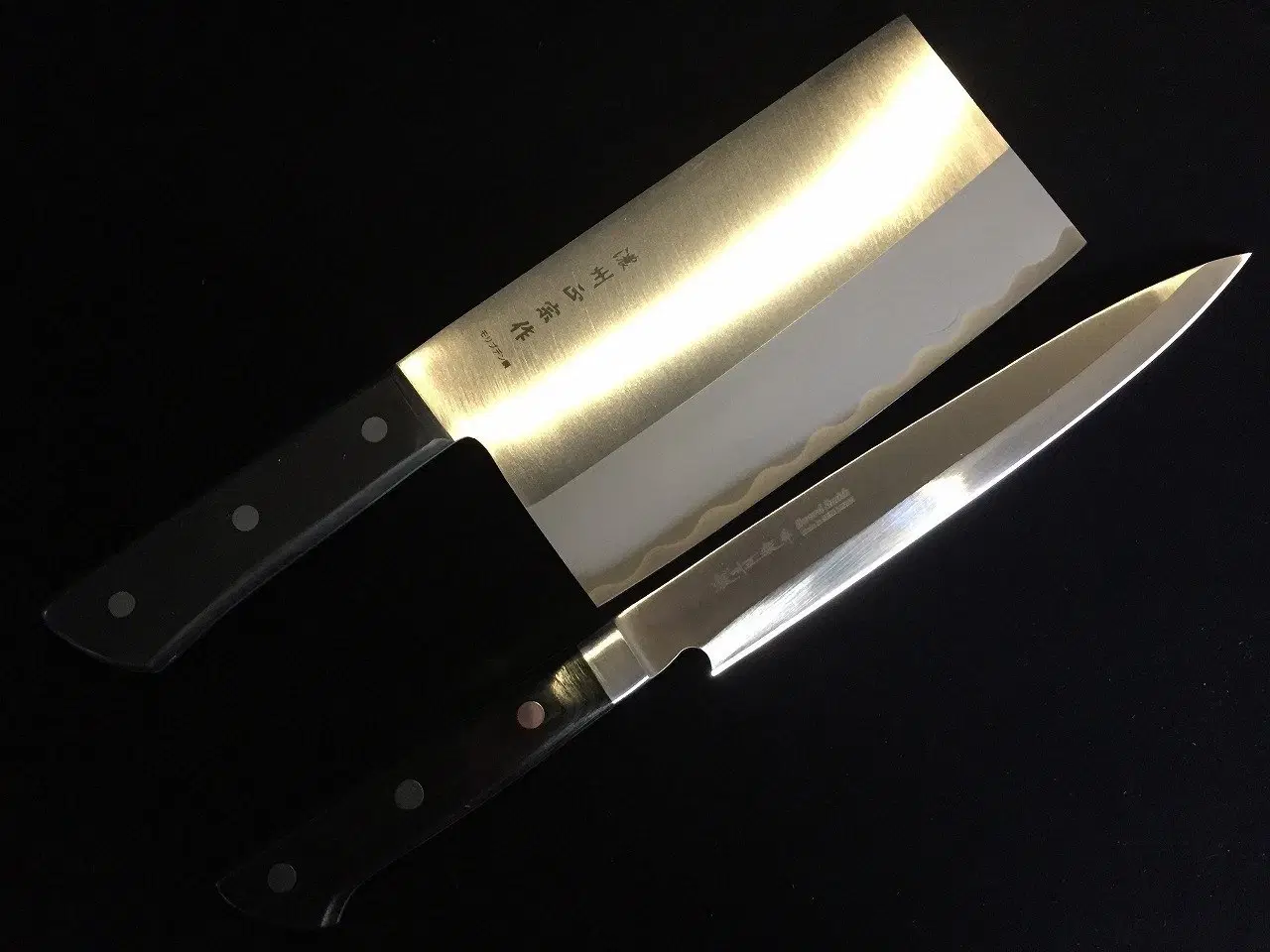 Billede 1 - Japanske køkkenknive lavet af Samourai sværd smed 