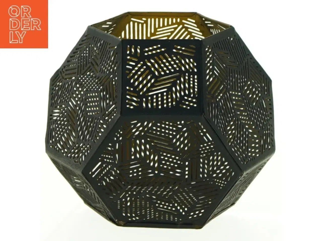 Billede 1 - Dekorativ metal lysestage (str. 11,5 cm)