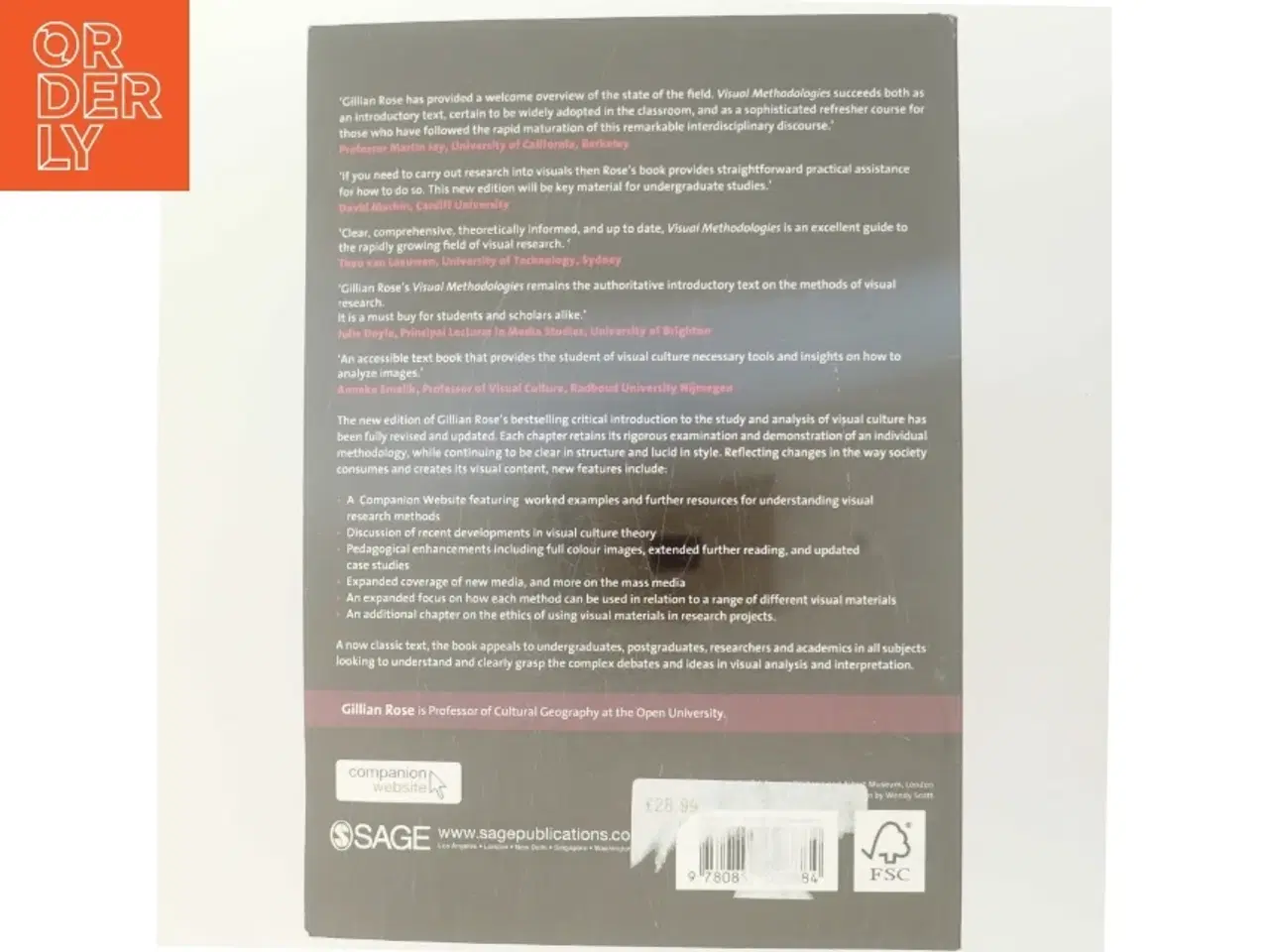 Billede 3 - Visual methodologies : an introduction to researching with visual materials af Gillian Rose (1962-) (Bog)