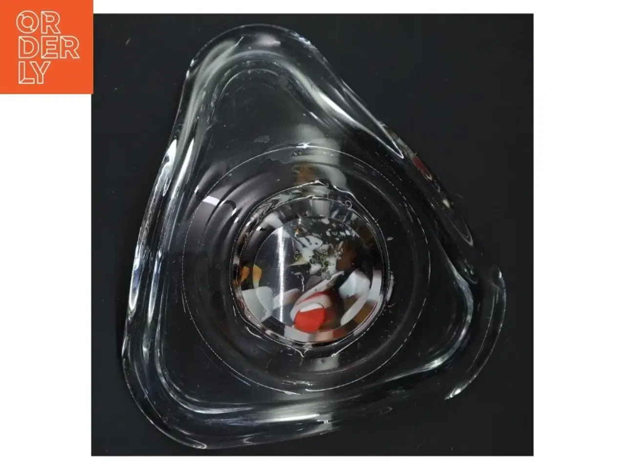 Billede 4 - Glas skål (str. 19x10 cm)fra holmegaard