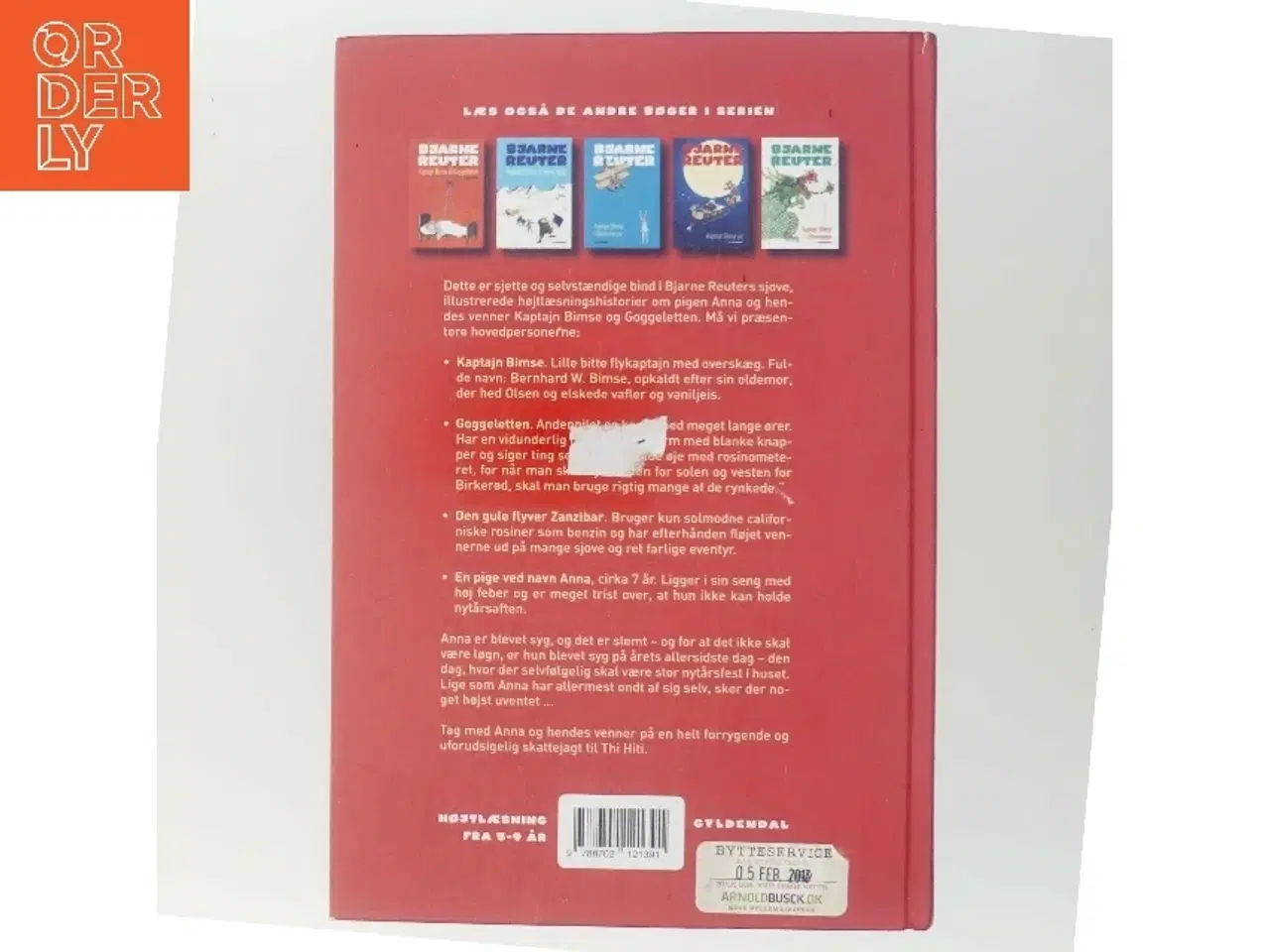 Billede 3 - Kaptajn Bimse og den forstenede skat af Bjarne Reuter (Bog)