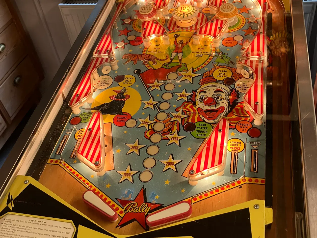 Billede 6 - Bally Circus flippermaskine.