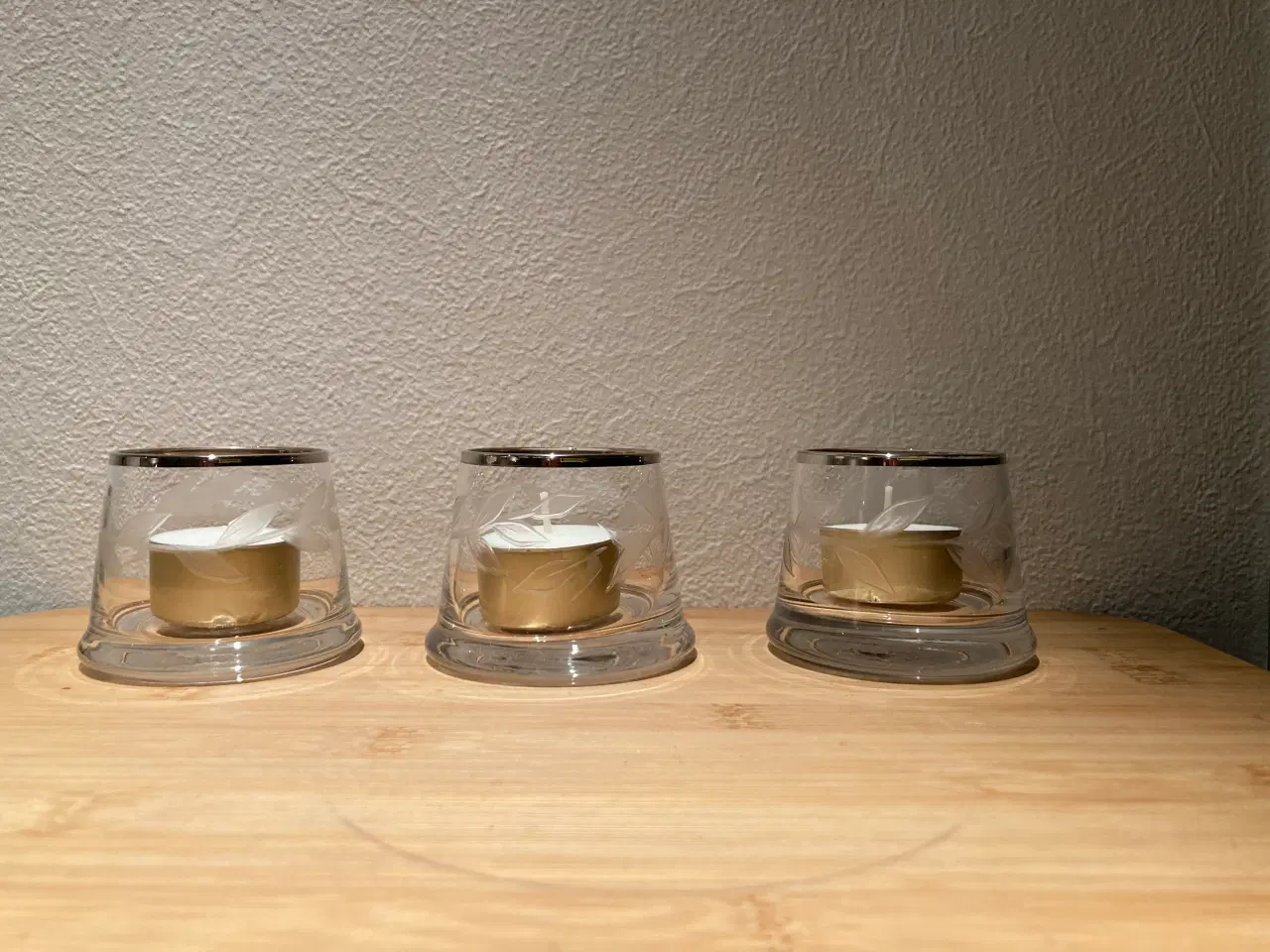 Billede 5 - 3 stk helt nye fyrfadsstager