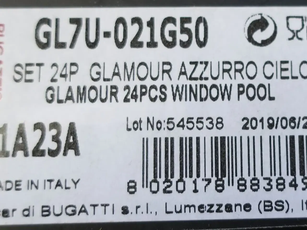 Billede 2 - 24 stk. bestiksæt BUGATTI GLAMOUR AZZURRO CIELO WINDOW POOL