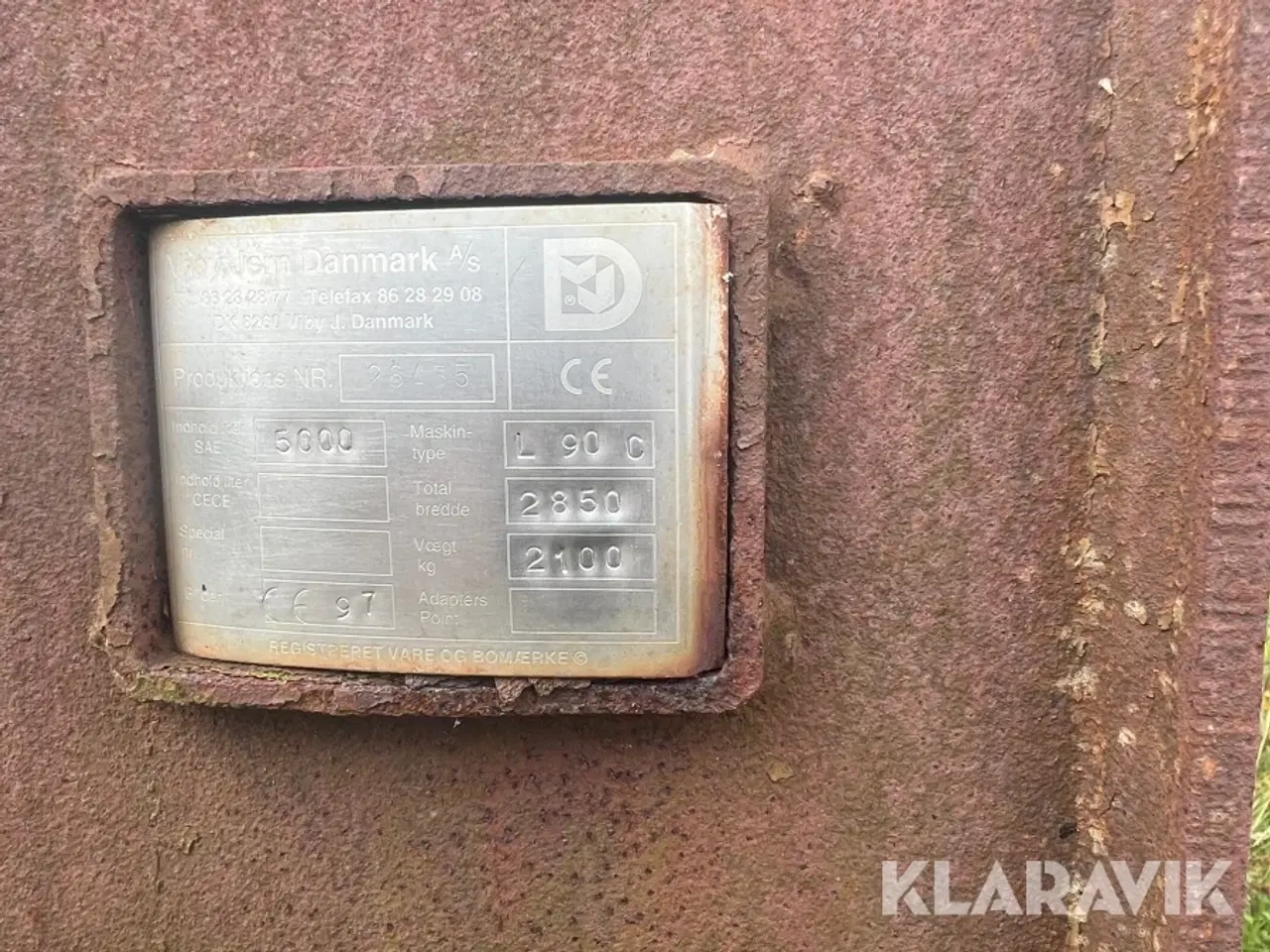 Billede 5 - Høj tipskovl L90 C