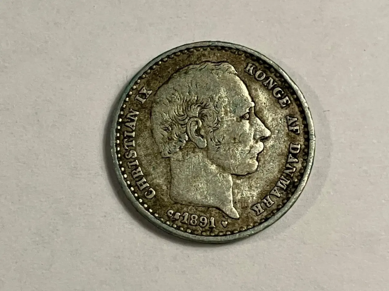 Billede 1 - 25 Øre 1891 Danmark