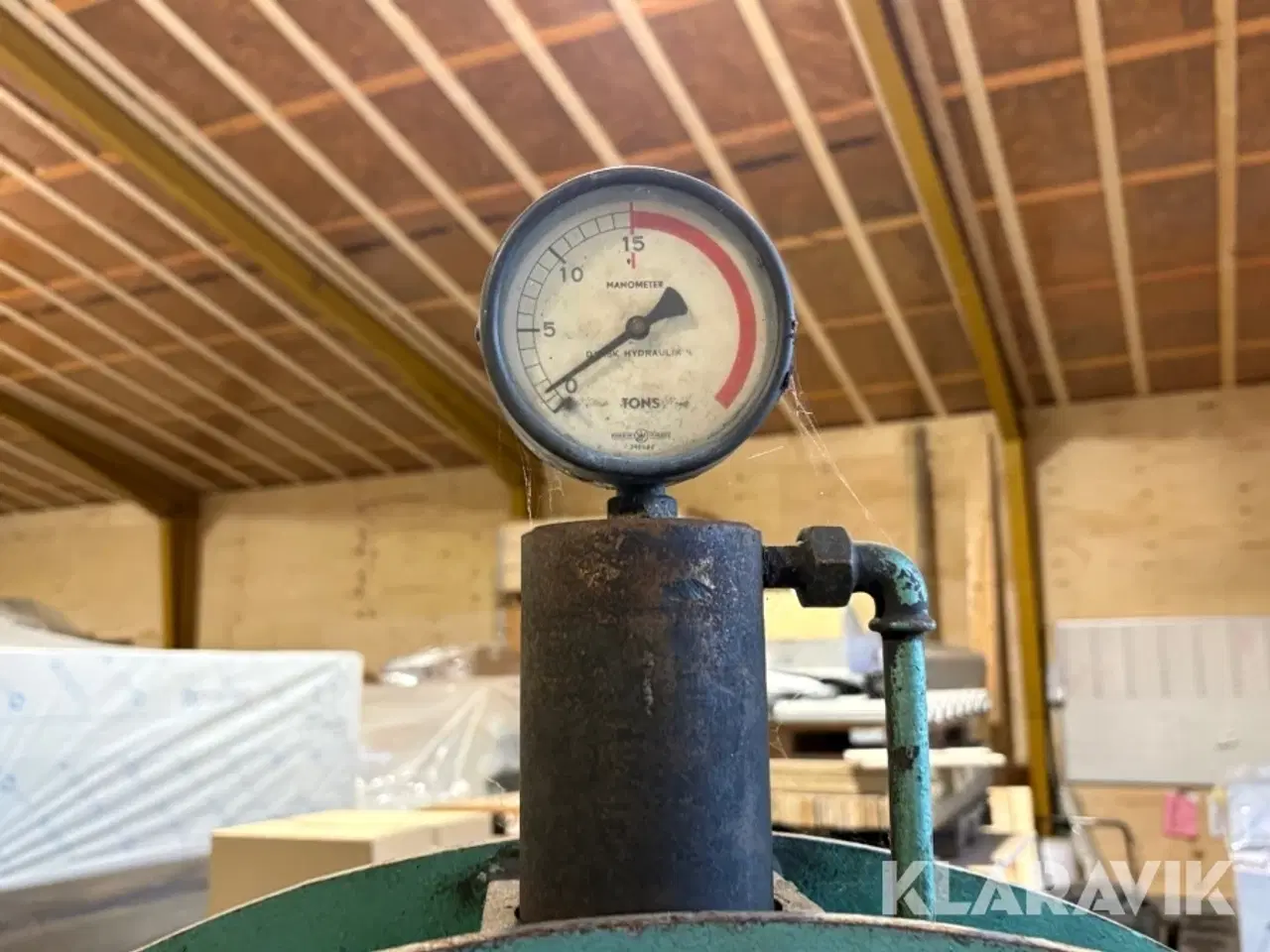 Billede 3 - Hydraulik presser manuelt betjent