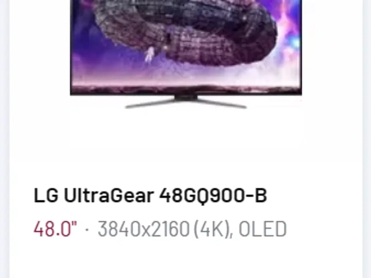 Billede 5 - LG 48" Ultragear Gaming Monitor