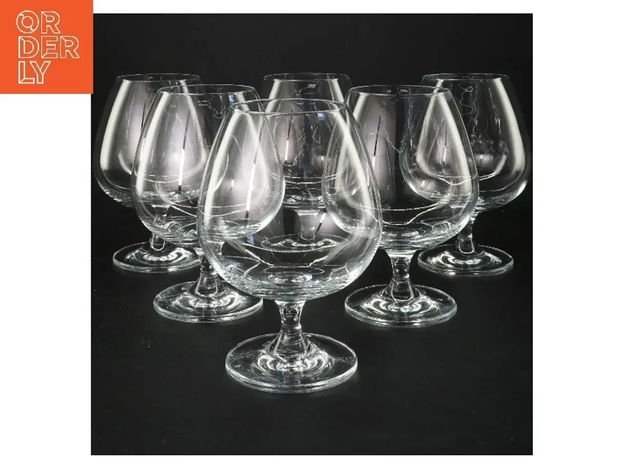 Billede 1 - 6 cognac glas (str. 6 stk Ø 6,5 cm højde 14,5 cm)