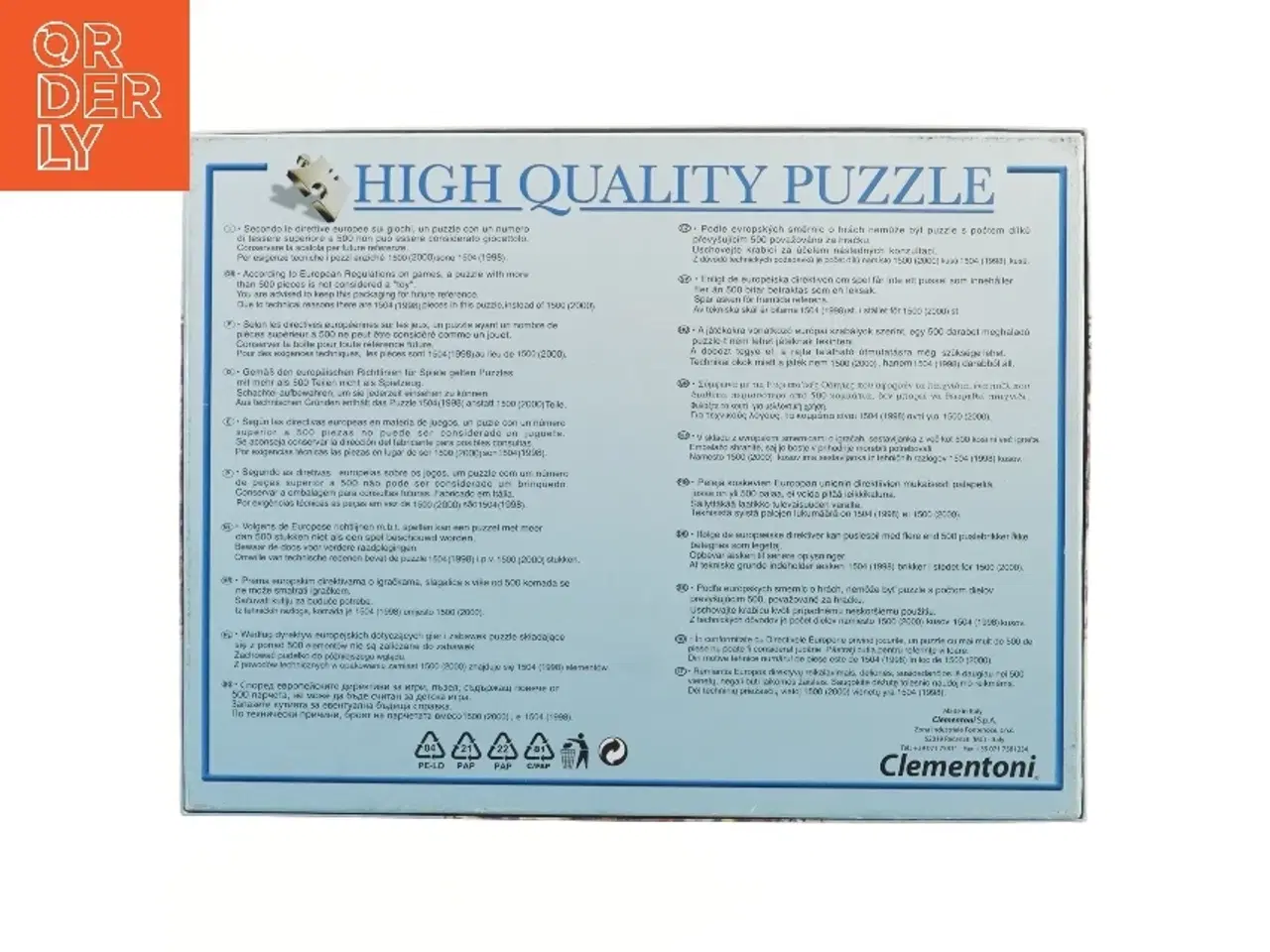 Billede 3 - Puslespil med 2000 brikker fra Clementoni (str. 2000 brikker 97,5x66,8 cm)