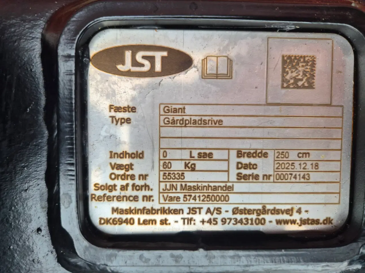 Billede 4 - JST Gårdspladsrive med Giant skifte.