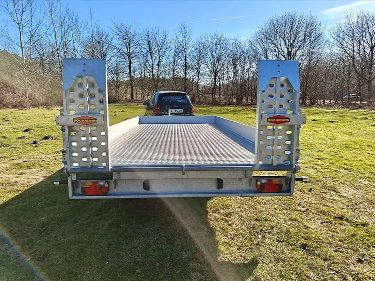 Billede 9 - Böckmann Maskintrailer - tip - Alu bund - LED baglygter