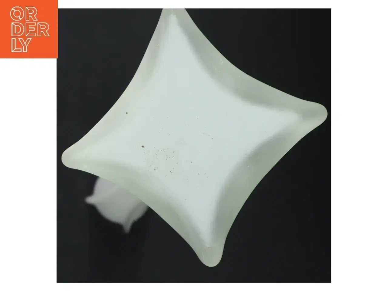 Billede 2 - Høj glasvase fra holmegaard (str. 40x9x9 cm)