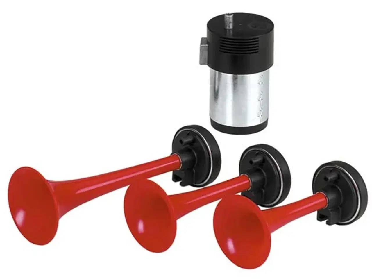 Billede 1 - 12 volt 3-tonet kompressorhorn 117db