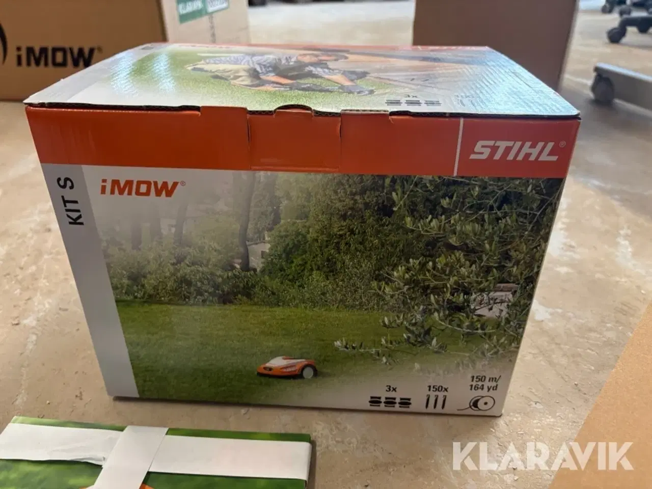 Billede 7 - Robotplæneklipper med ekstra installationskit Stihl RMI 422