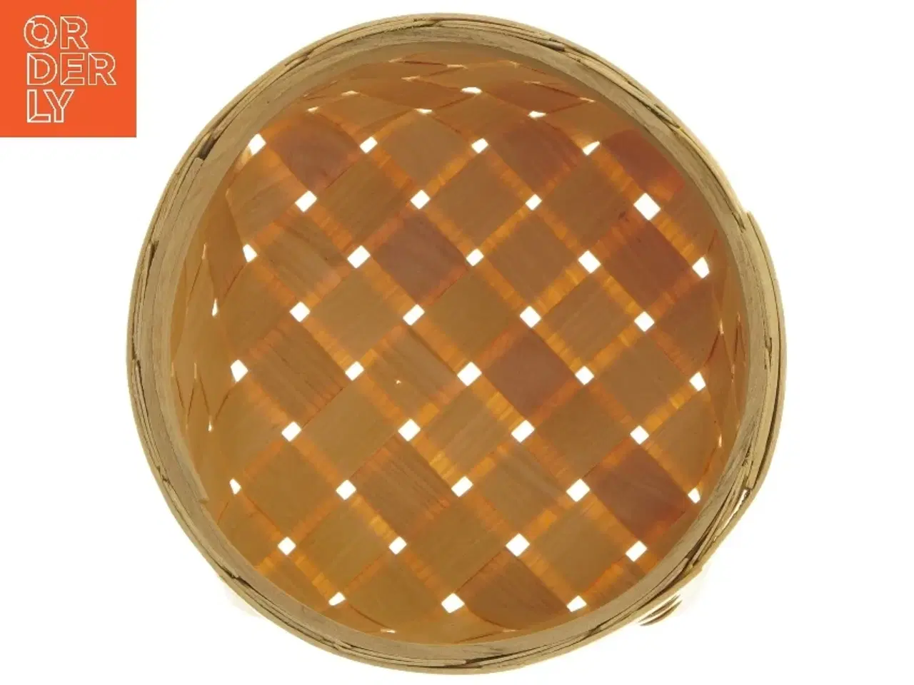 Billede 2 - Flettet kurv (str. Ø 17 cm længde 12 cm)