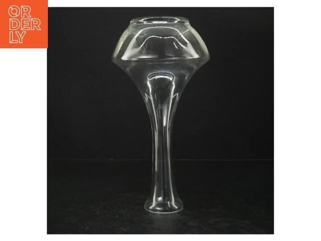 Billede 4 - Glasvase, karaffel fra Holmegaard (str. Ø 6 cm. længde, 27 cm)