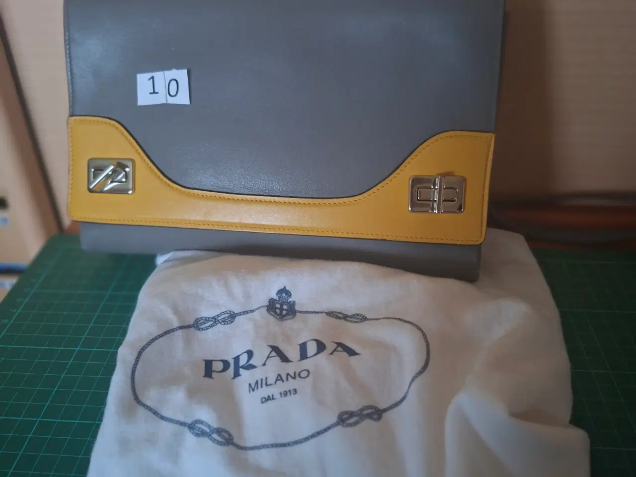 Billede 4 - Prada crossbody grå skind
