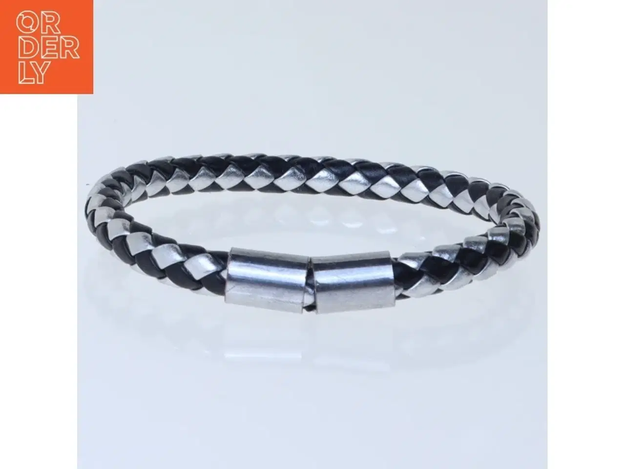 Billede 2 - Flettet armbånd i gaveæske fra Mullers Guldsmedje (str. Ø 8 cm)