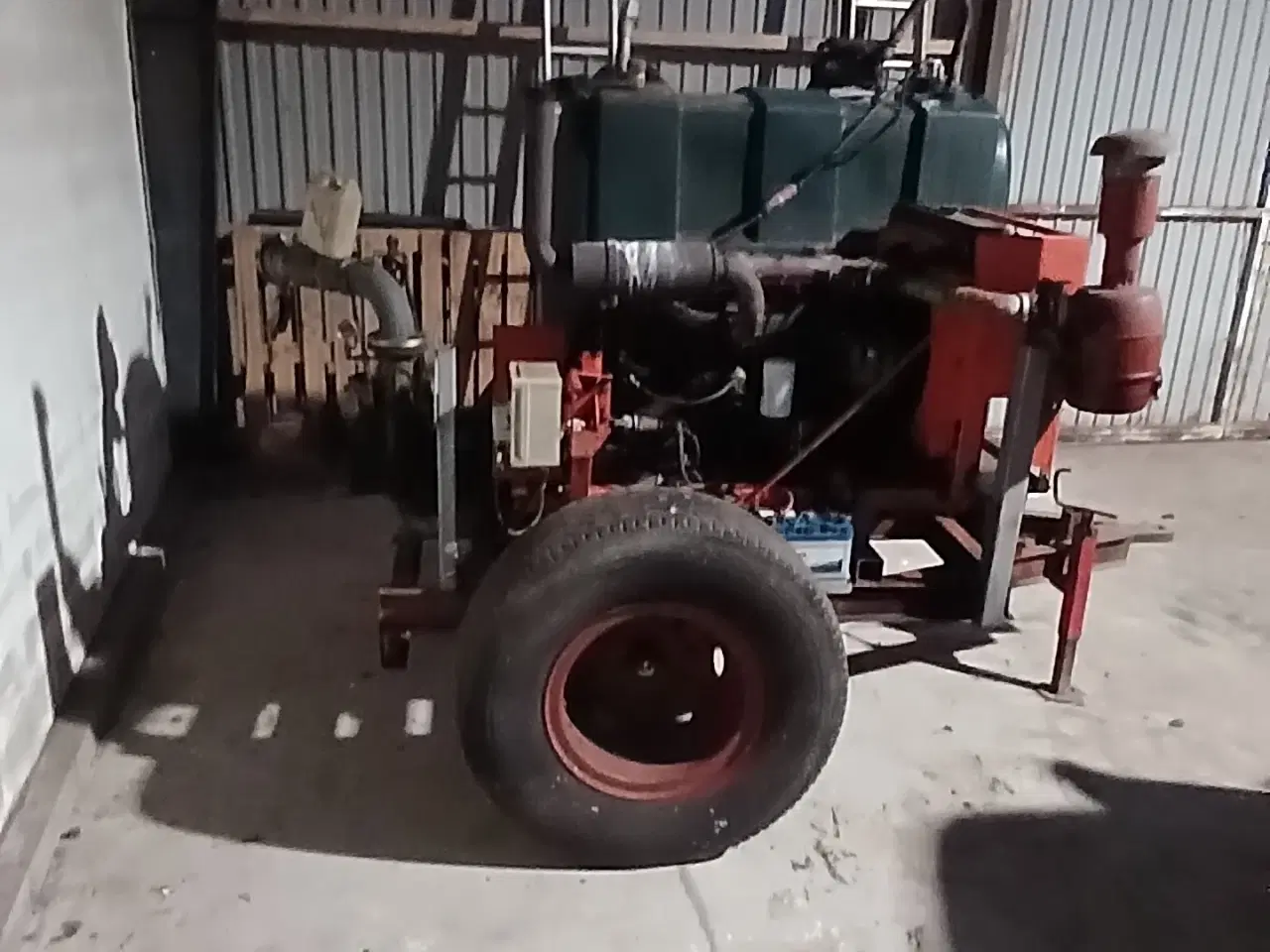 Billede 1 - Markvandingspumpe med dieselmotor