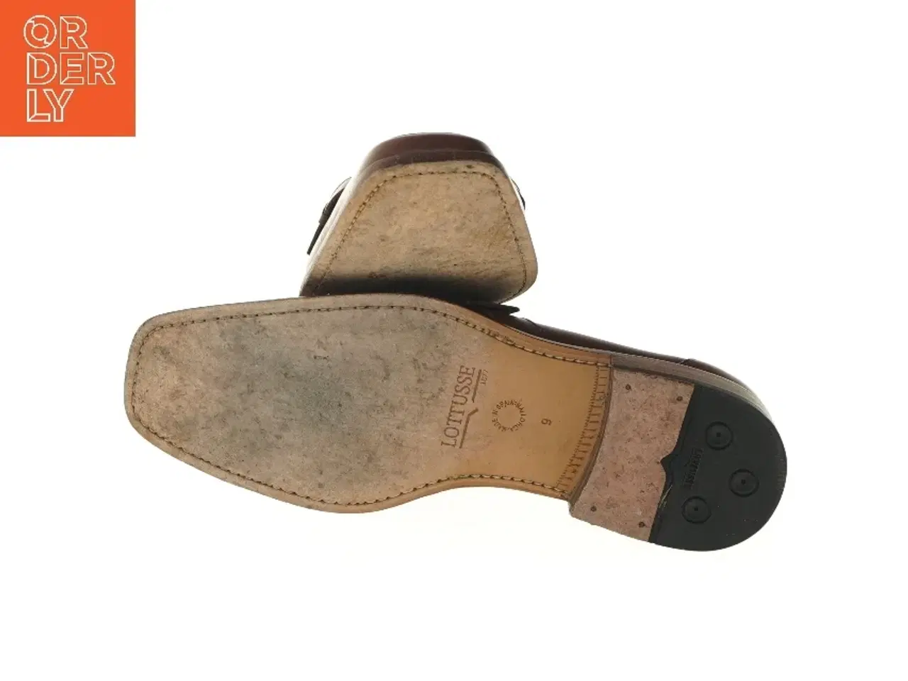 Billede 5 - Brune loafers med spænde fra Lottusse (str. 40-41 )