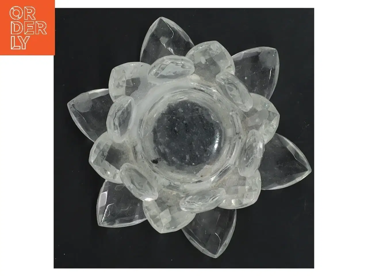 Billede 2 - Krystal blomsterlysestage (str. 12 cm)