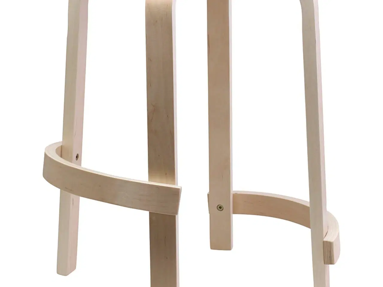 Billede 1 - Stabelbare taburetter i birk - 6 stk. pakke