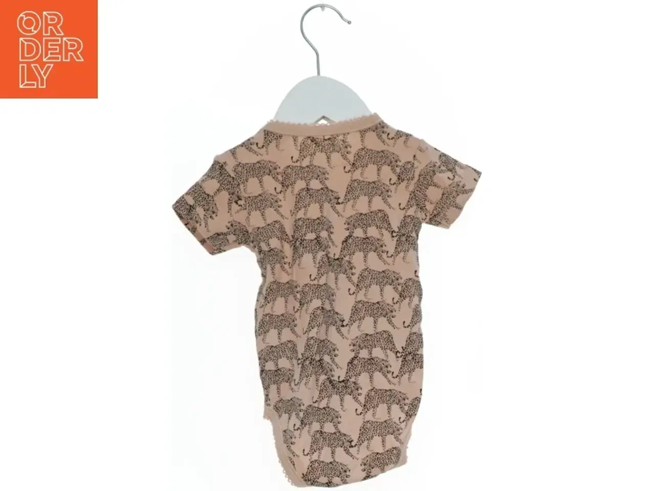 Billede 2 - Kortærmet bodystocking med leopardmønster fra Petit (str. 74)