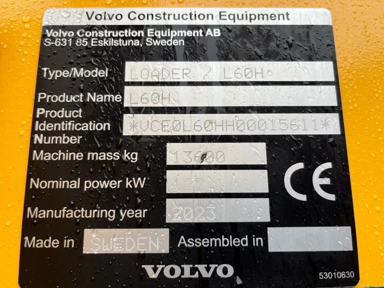 Billede 23 - Volvo L60H Dansk-maskine, med alt udstyr på. CDC, BSS, Lock-UP, 600mm hjul & centralsmørring