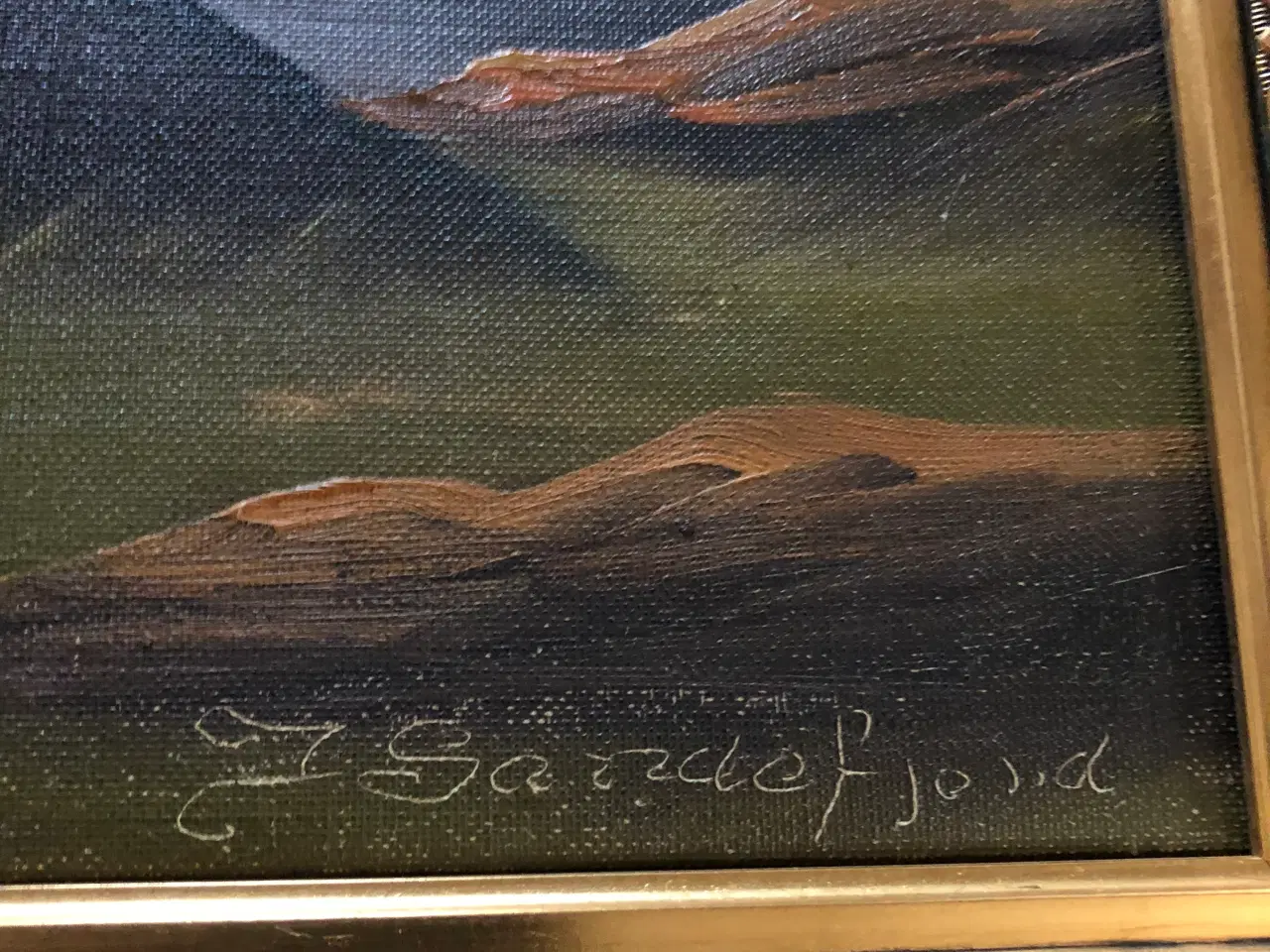 Billede 1 - Maleri med motiv fra Grønland