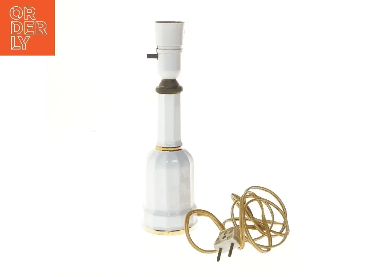 Billede 1 - Vintage bordlampe i porcelæn fra Søholm (str. 28,5 cm)