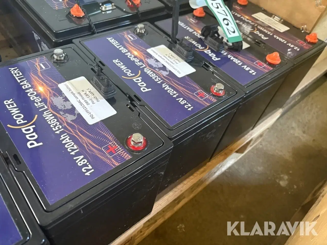 Billede 1 - Batteri Paq Power 12,8V 120 Ah 1536Wh LiFePO4 4 styk
